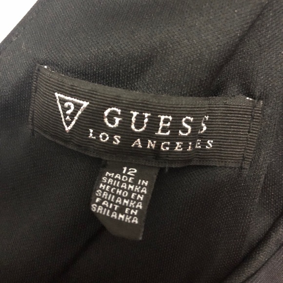 Black floral mini dress - Picture 3 of 3